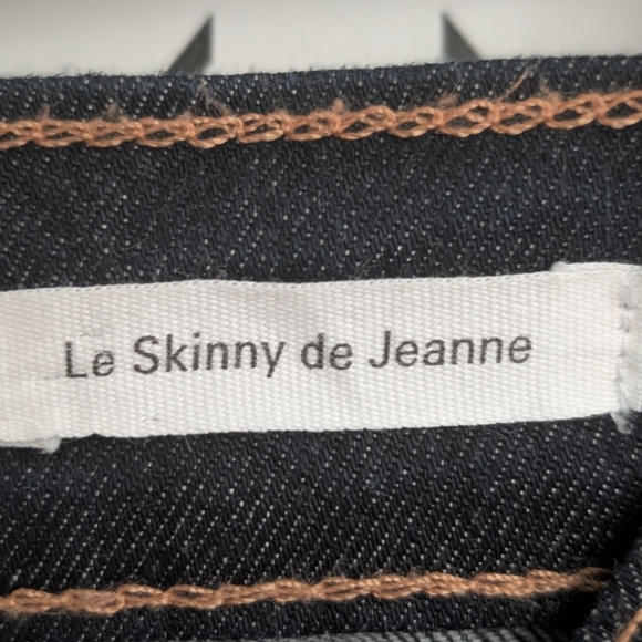 Frame denim le skinny de Jeanne dark wash skinny stretch fit - Picture 5 of 6